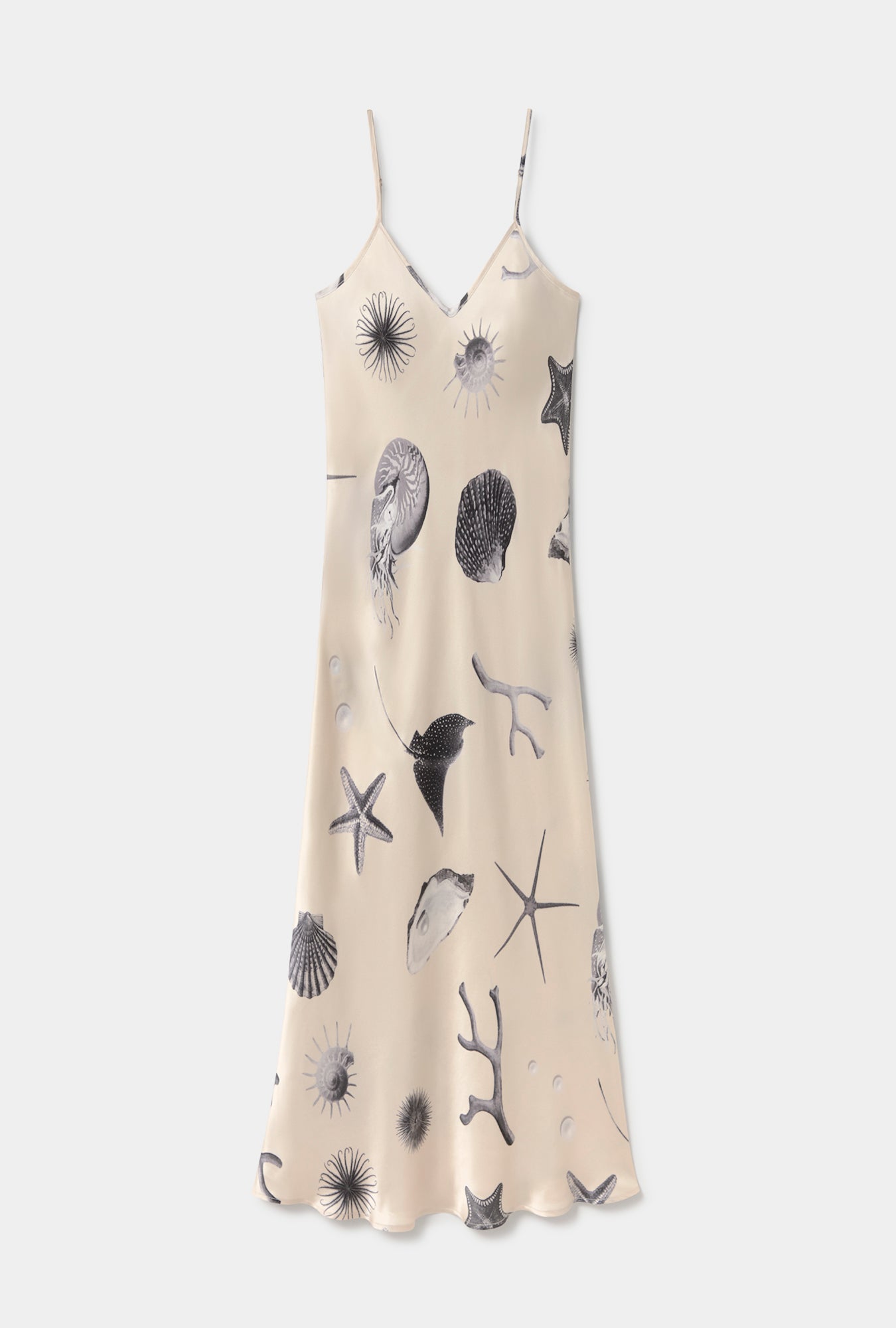 90S SLIP DRESS SEASHELLS