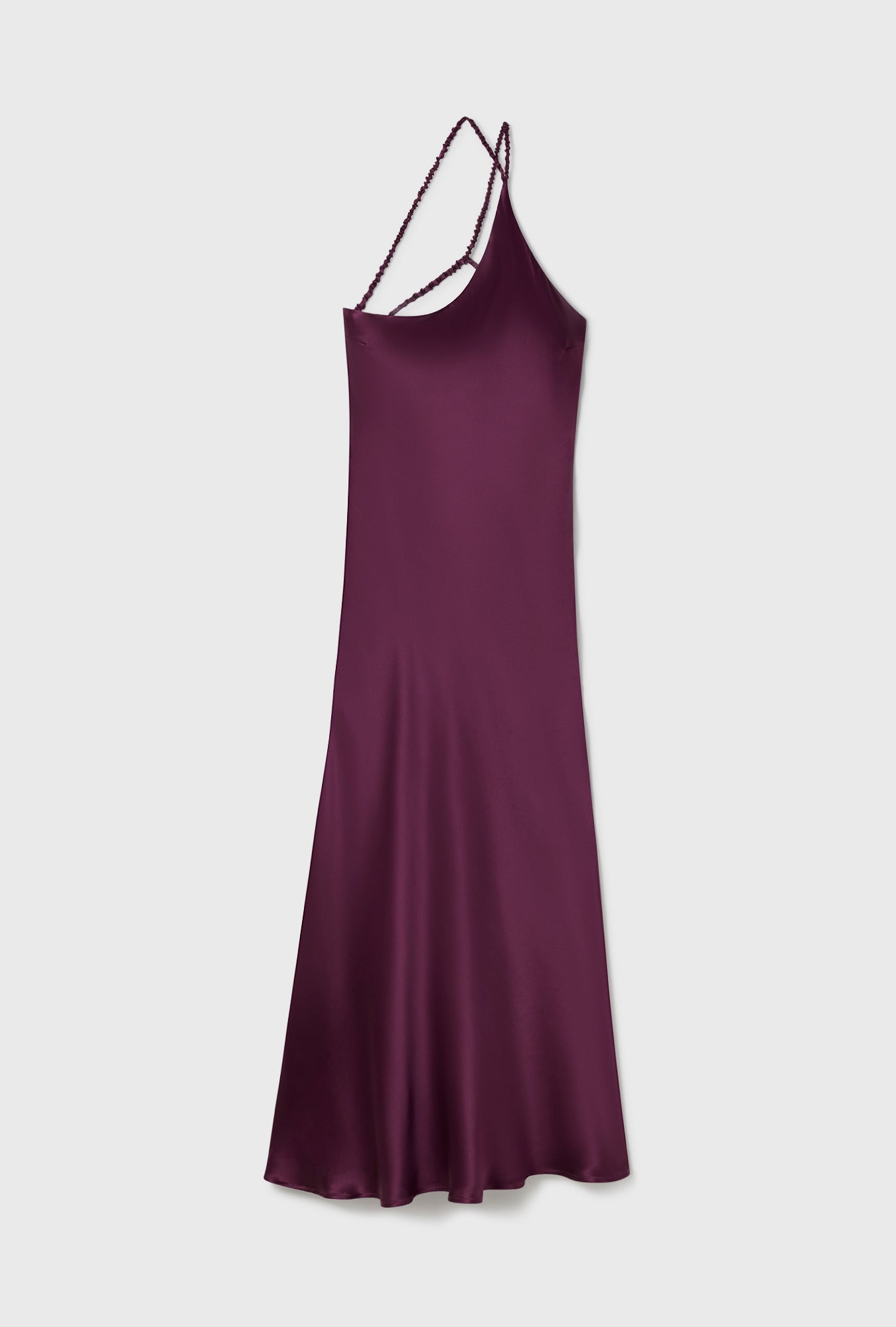 SLOPE DRESS BLOOD PLUM