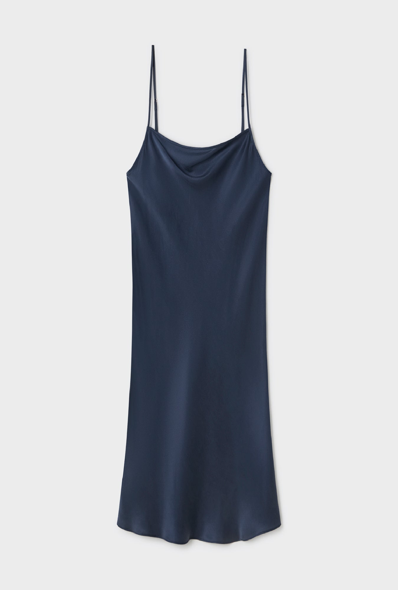 STRAIGHT NECK DRESS MIDNIGHT