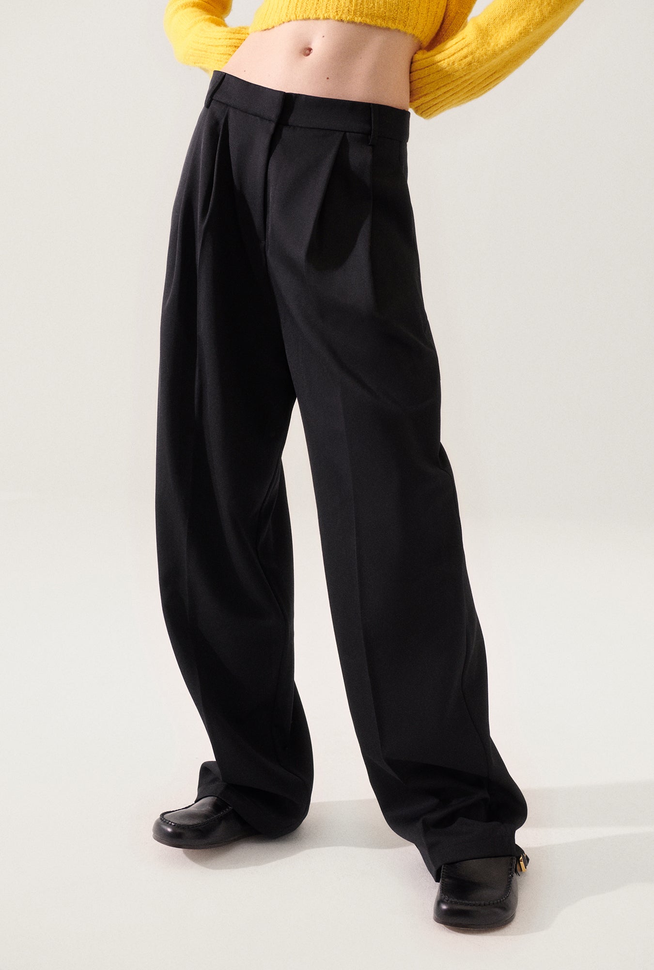 WOOL TROUSER BLACK