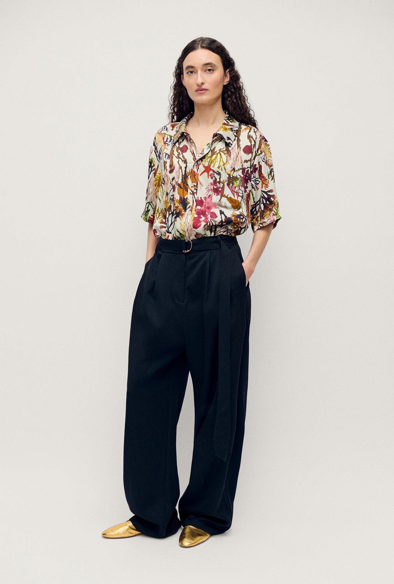 SHORT SLEEVE BOYFRIEND SHIRT PLANKTONIC