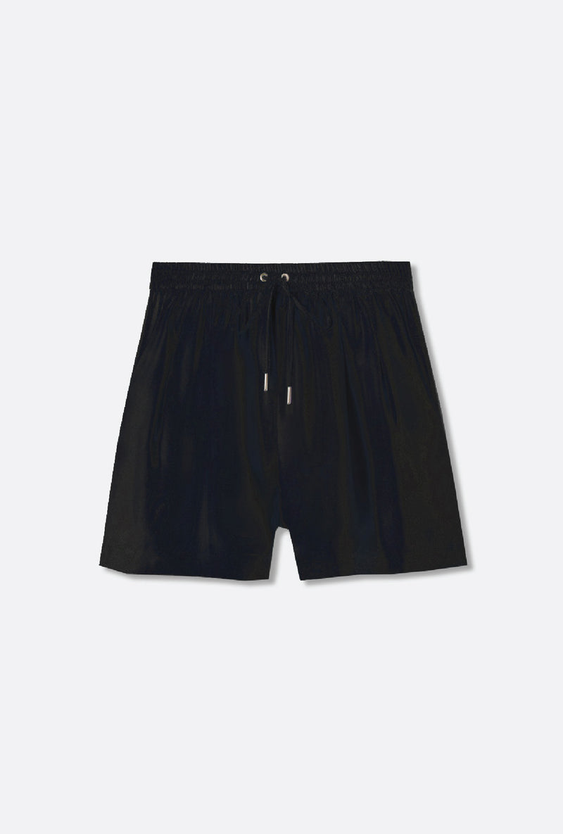 TWILL SLOUCH SHORTS BLACK