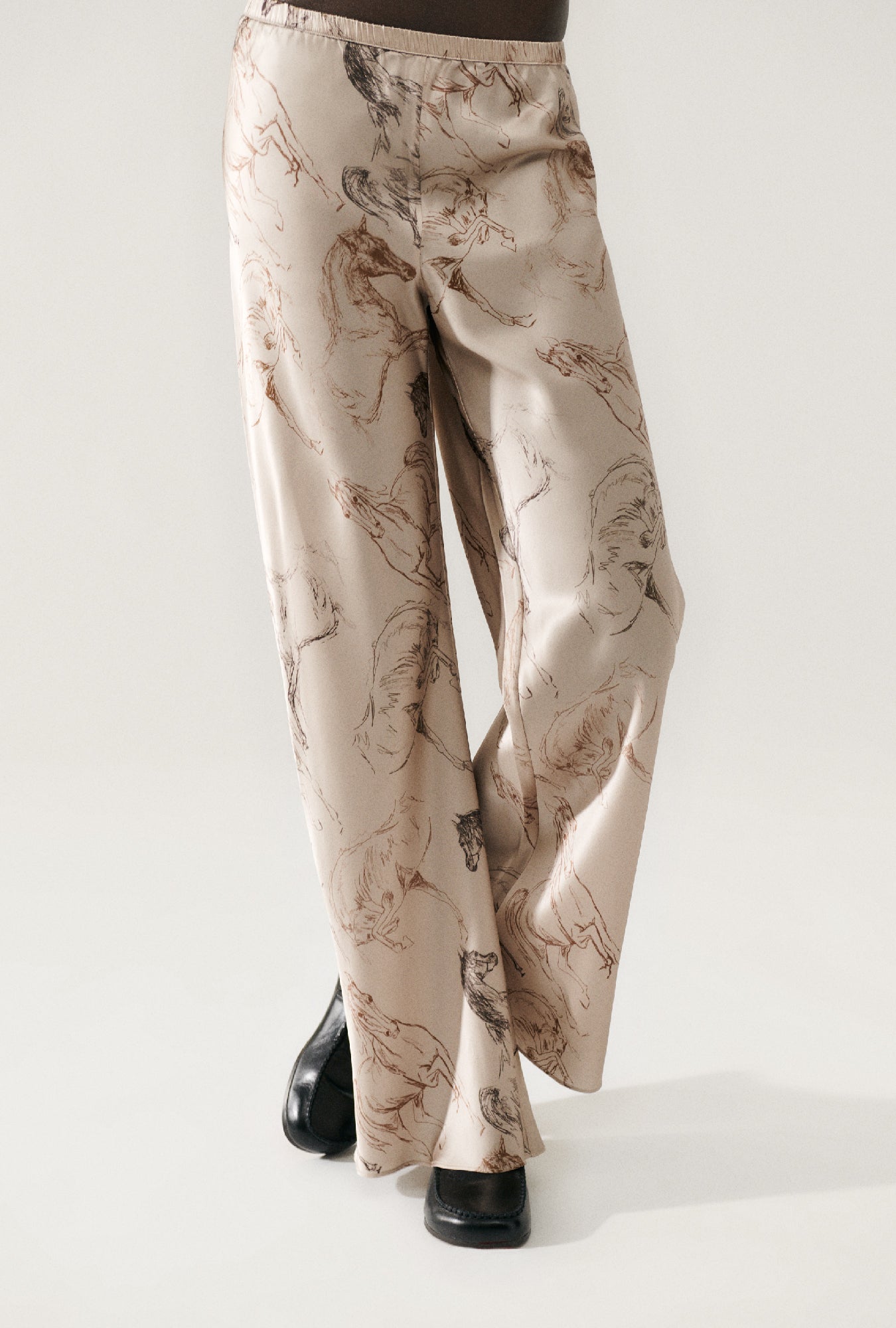 BIAS CUT PANTS WILD HORSES