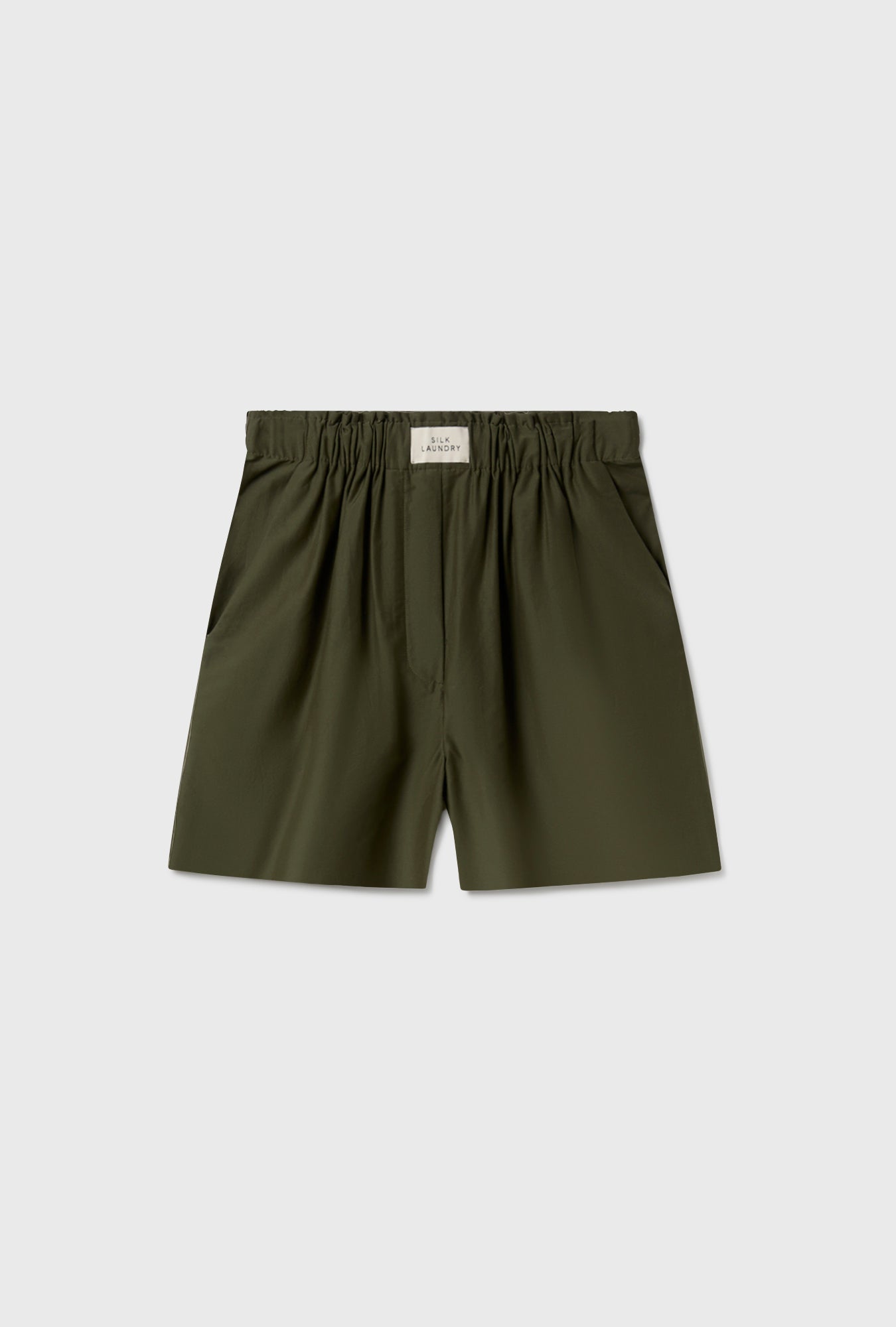 COTTON SILK BOXERS PINE