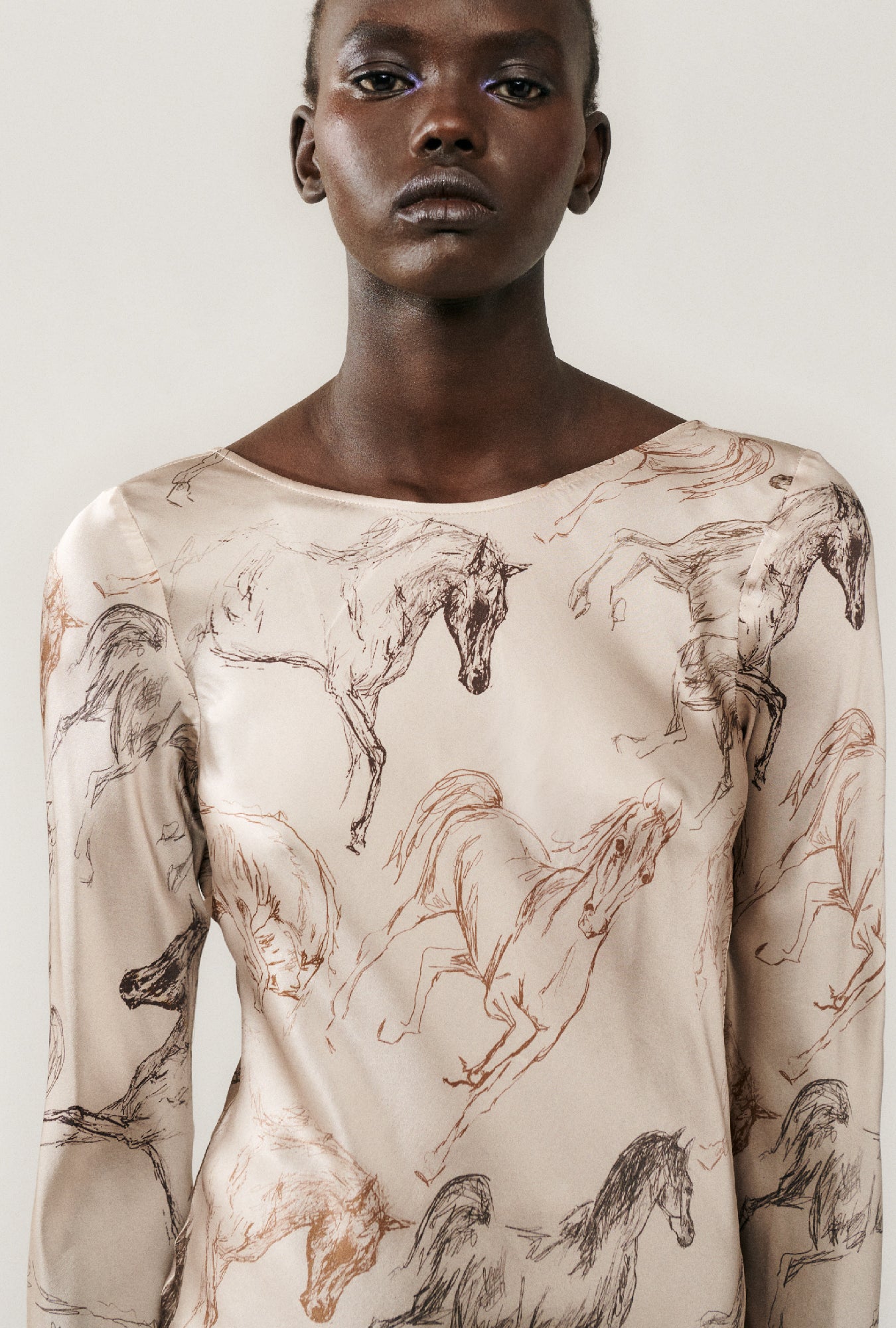 SIENNA DRESS WILD HORSES