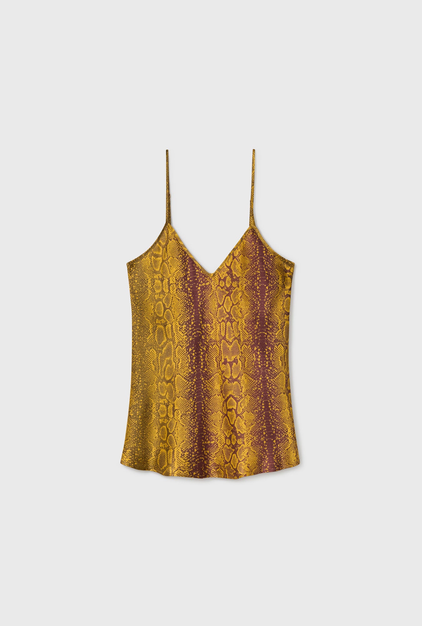 BIAS CUT CAMI SNAKE SKIN