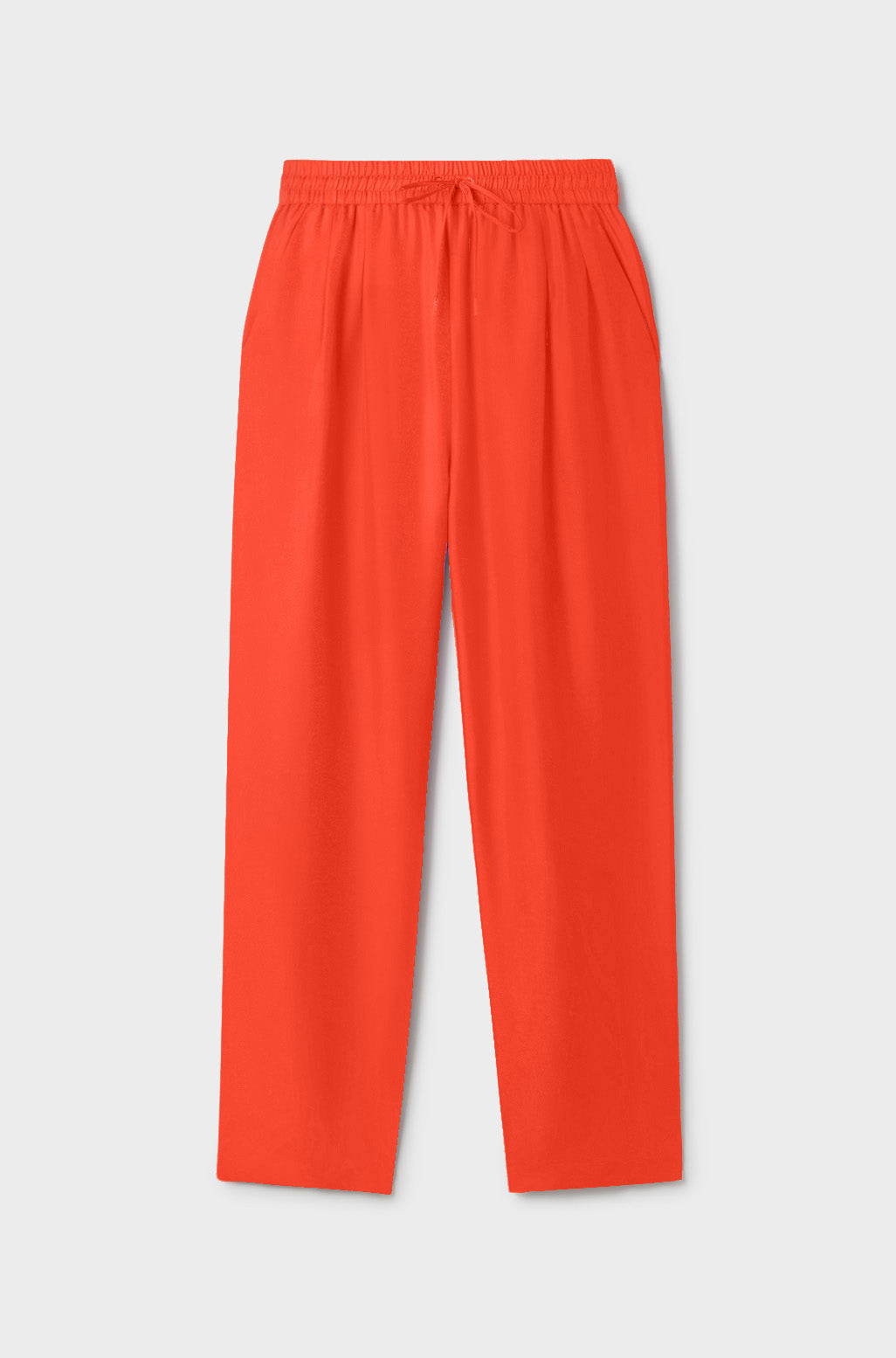 TWILL SLOUCH PANTS POPPY