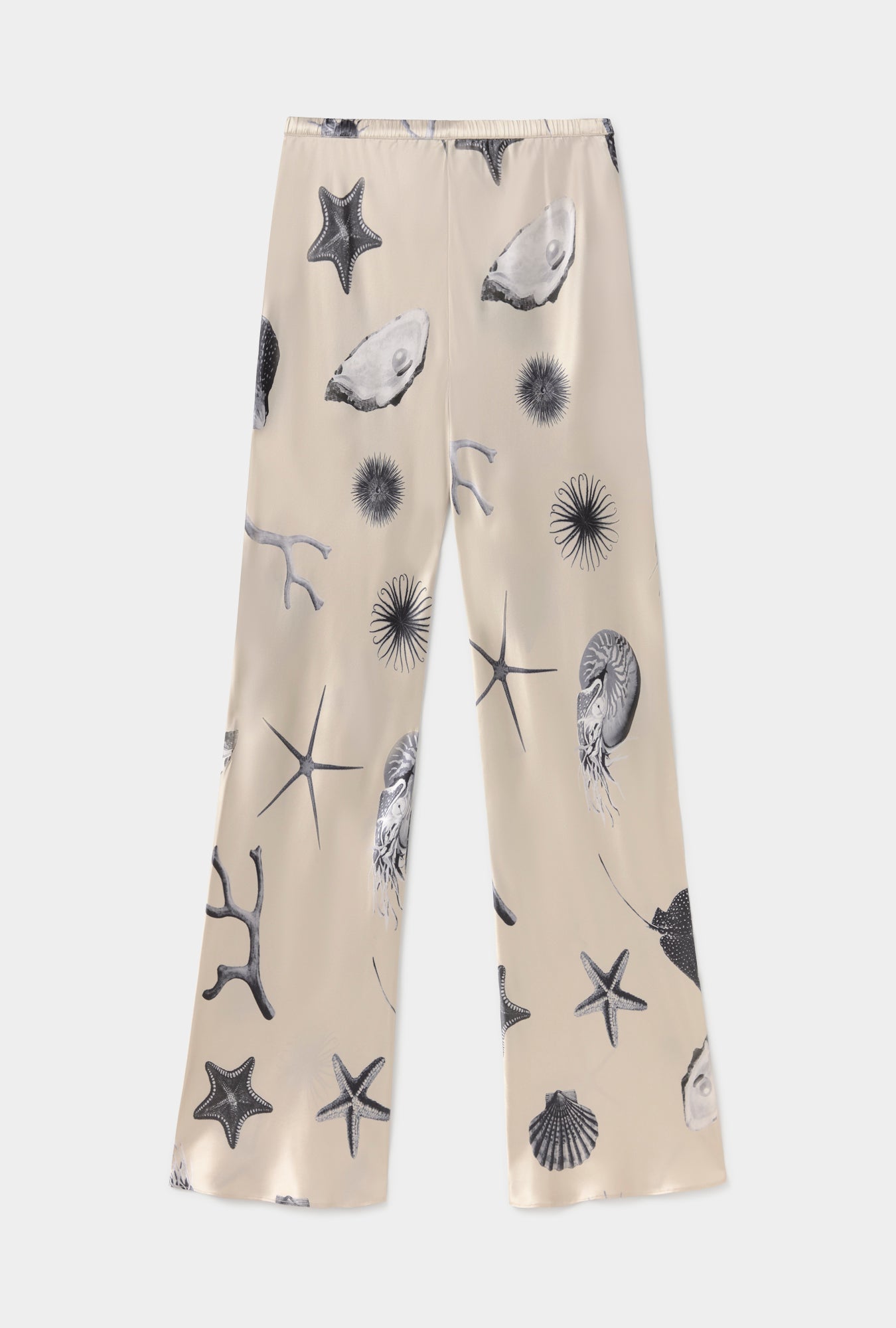BIAS CUT PANTS SEASHELLS