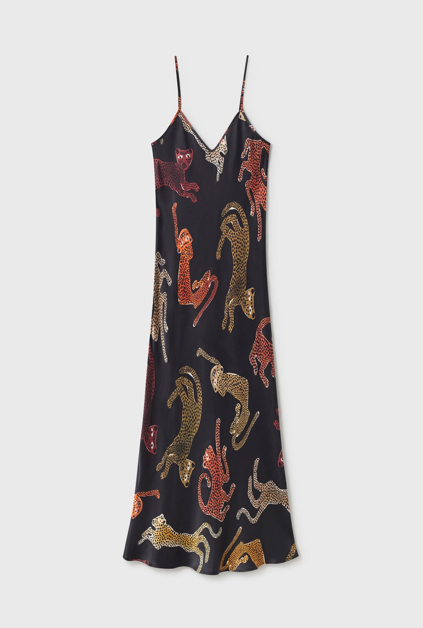 90S SLIP DRESS JAGUARS BLACK