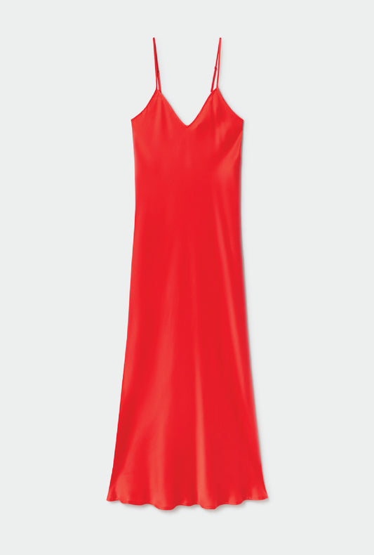 90S SLIP DRESS POPPY